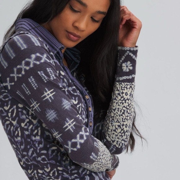 Free People Shibori Dreams Top - Picture 2 of 7